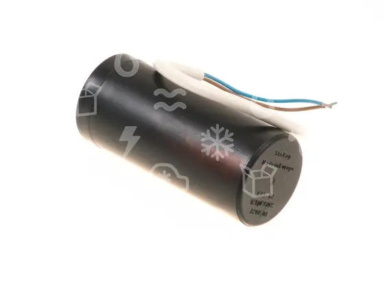 kondenzátor rozběhový TC 544, 125 uF, 320V, d = 42x80 mm, kabel 25 cm